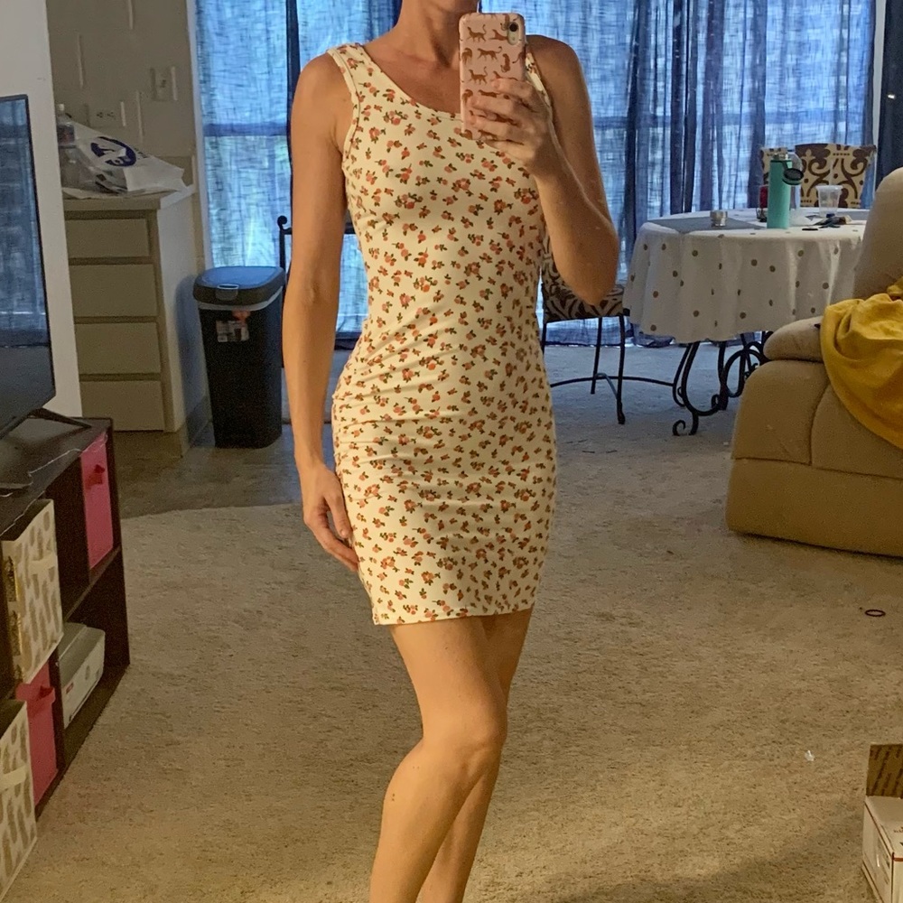 Floral tank dress